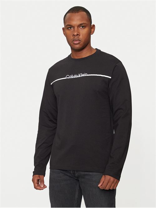 SPLIT LINE LOGO LS T CALVIN KLEIN | K10K114343/BEH